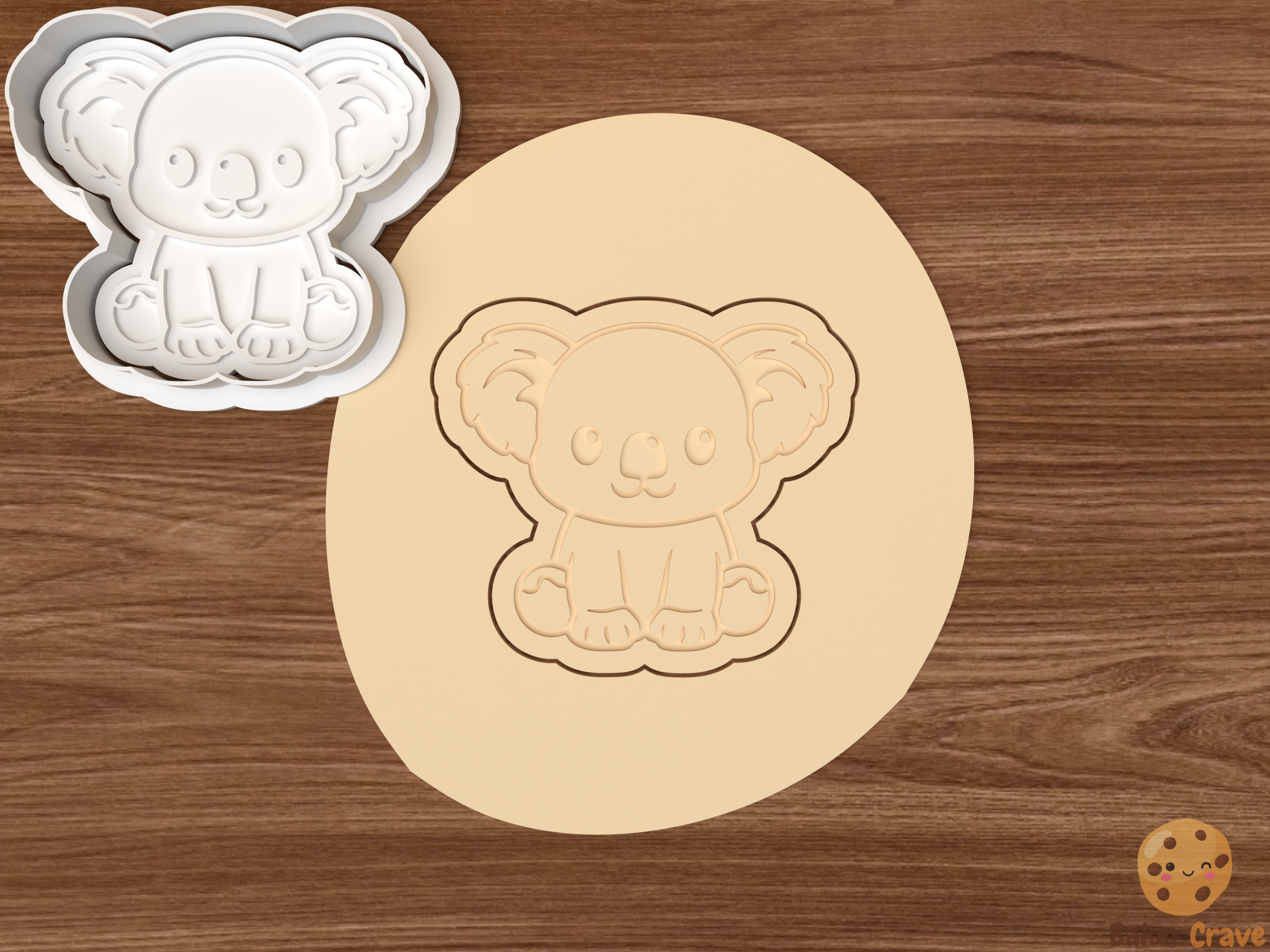Baby Safari Animals Cookie Cutter Set STL File - safari6