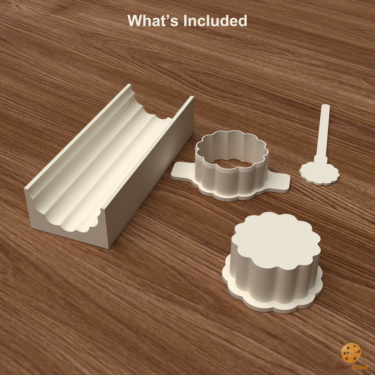 Scalloped Circle Cake Pop Mold STL File
