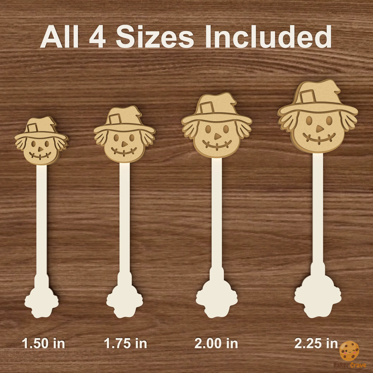 Scarecrow Cake Pop Mold STL File
