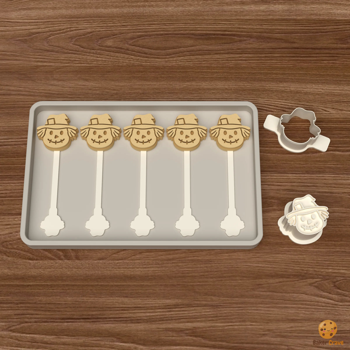 Scarecrow Cake Pop Mold STL File