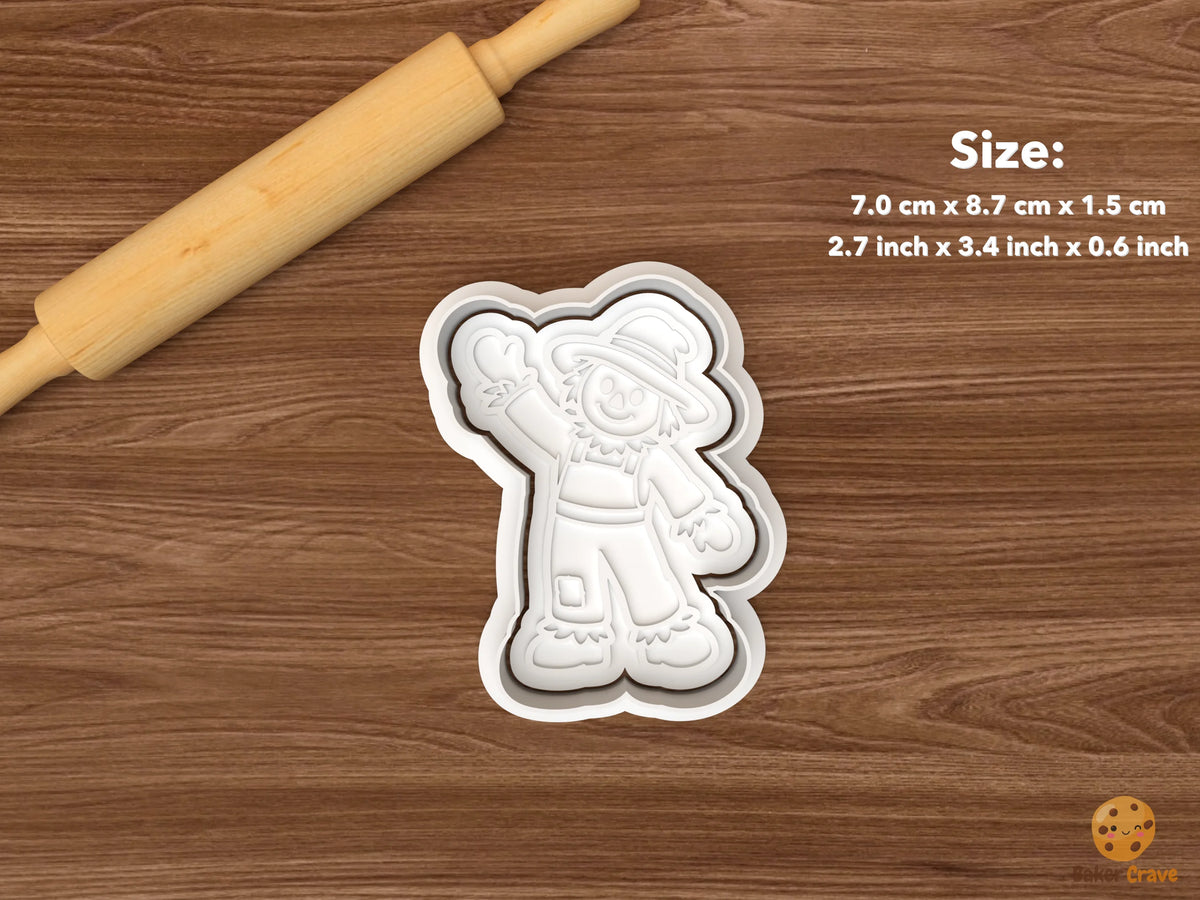 Scarecrow Harvest Cookie Cutter Set STL File
