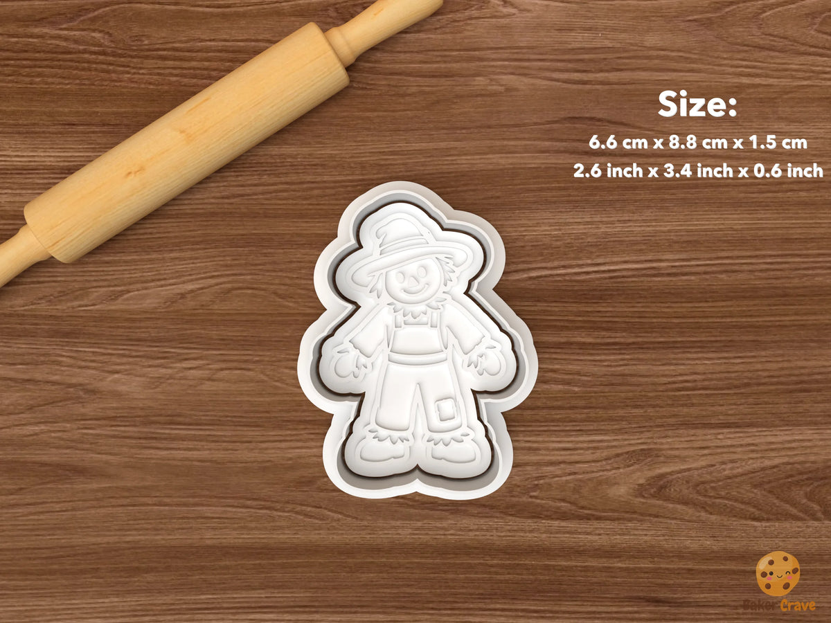 Scarecrow Harvest Cookie Cutter Set STL File