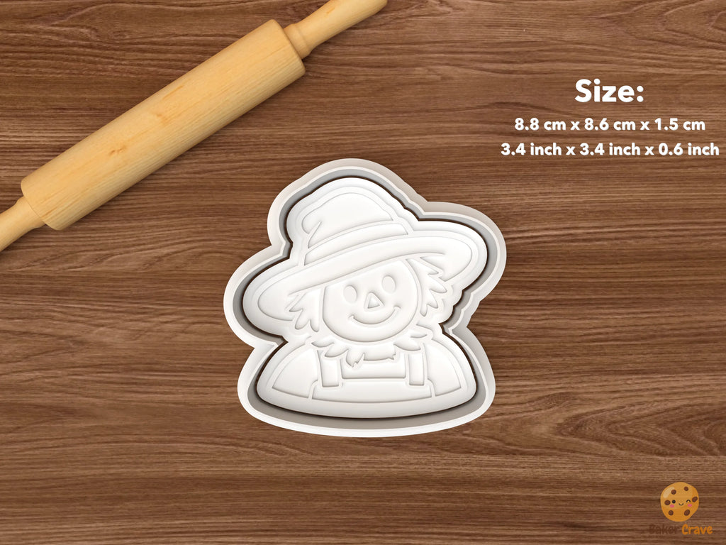Scarecrow Harvest Cookie Cutter Set STL File