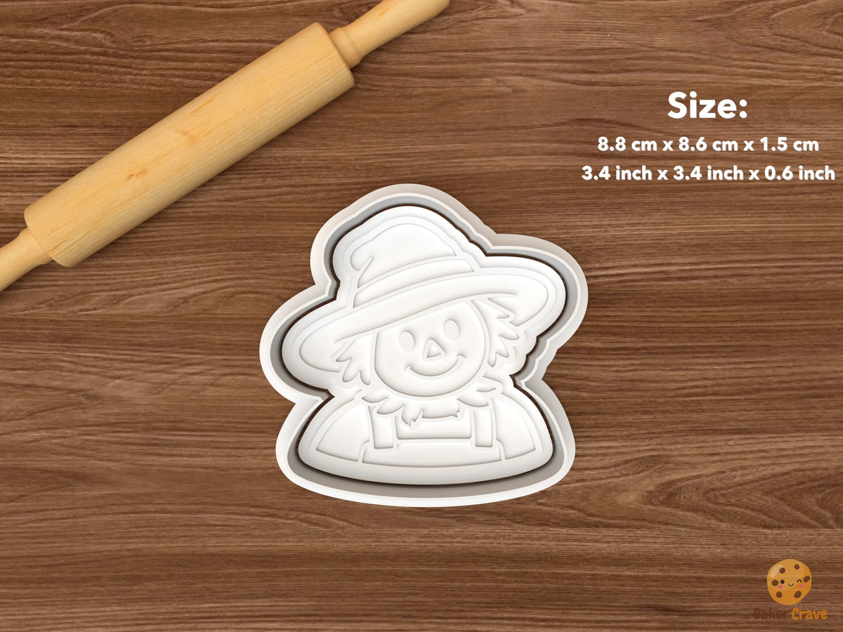 Scarecrow Harvest Cookie Cutter Set STL File