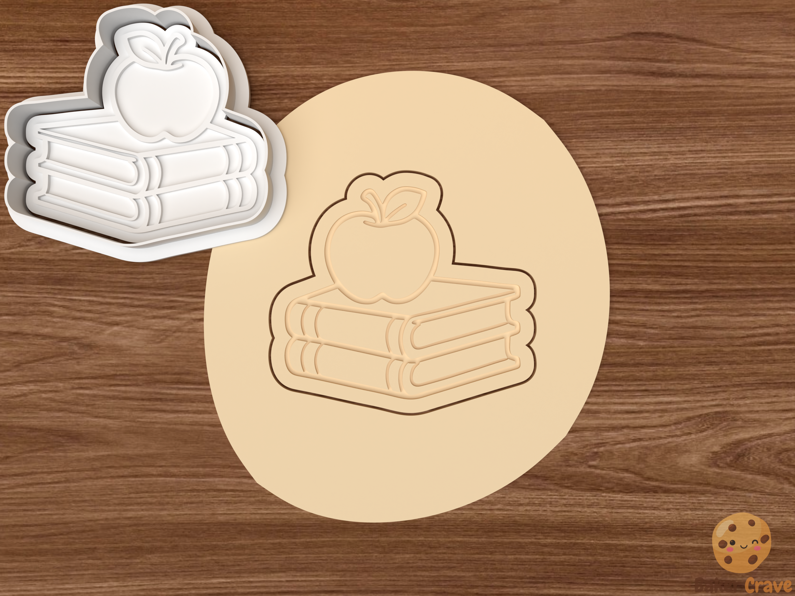 School Cookie Cutter Set STL File - school3