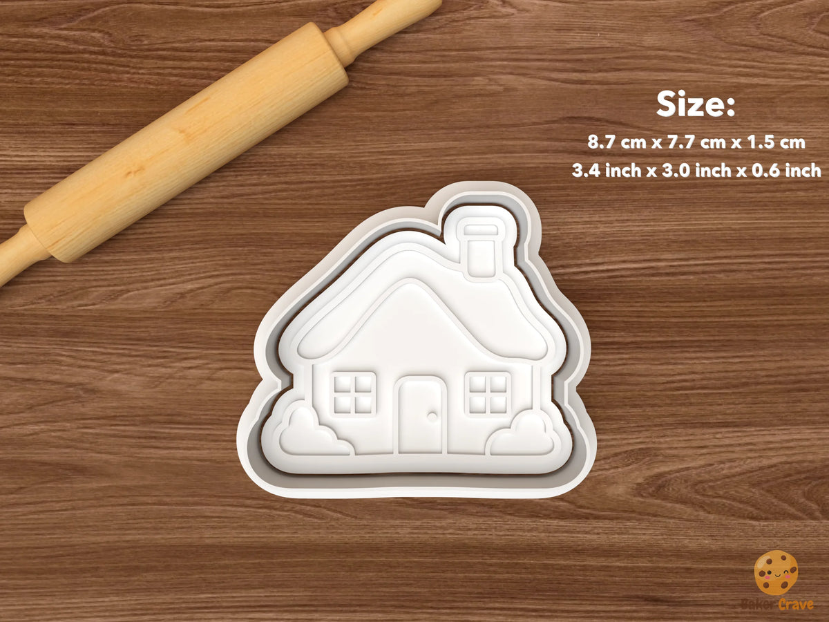 Scottish Highlands Cookie Cutter Set - single highland cottage