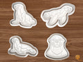 Sea Lion Cookie Cutter Set STL File - 01 set main