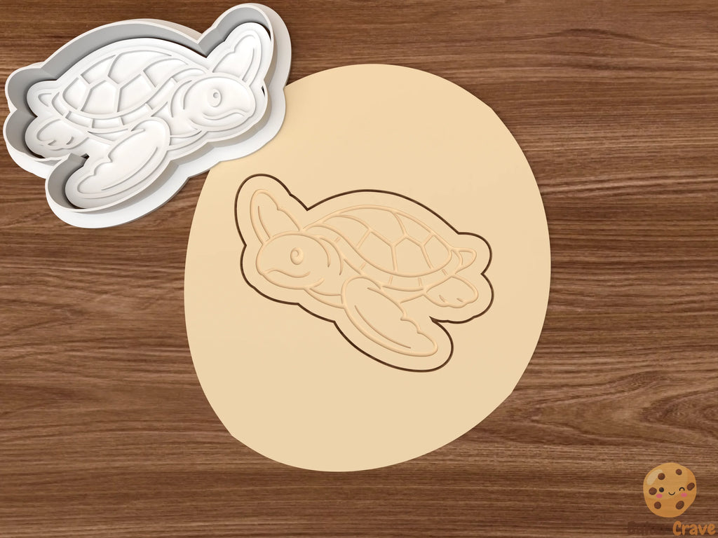 Sea Turtle Cookie Cutter Set STL File - sea5