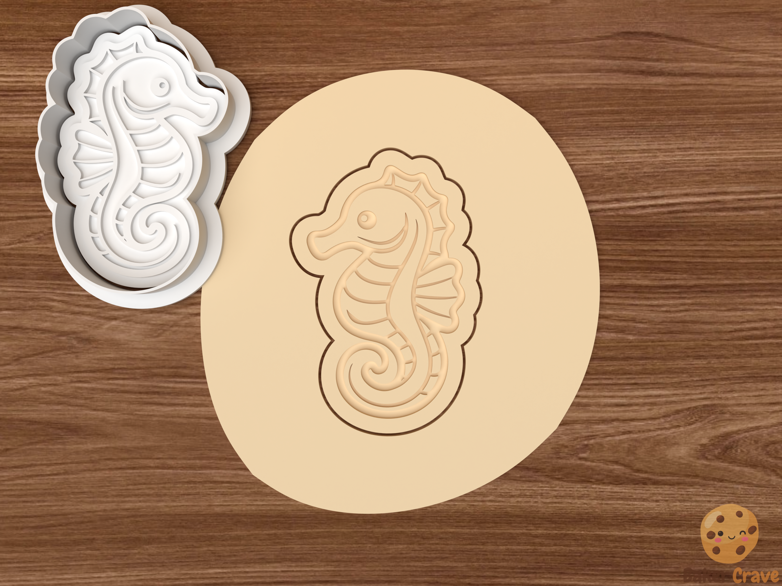 Ocean Animals Cookie Cutter Set STL File - sea3