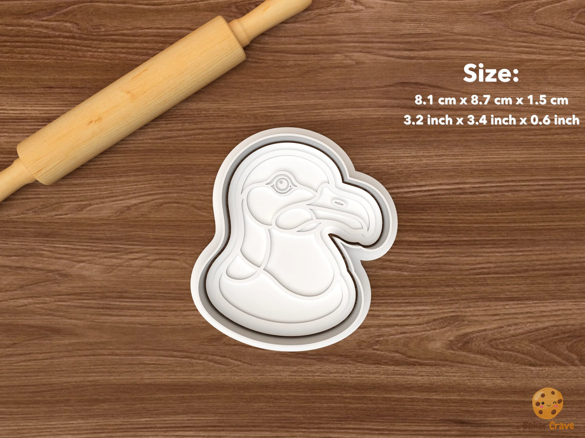 Seagull Cookie Cutter Set - single seagull bust