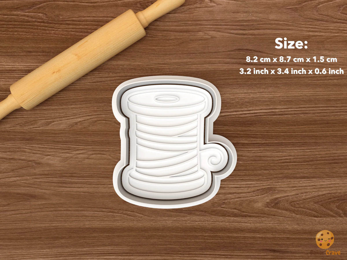 Sewing Quilting Cookie Cutter Set - single thread spool