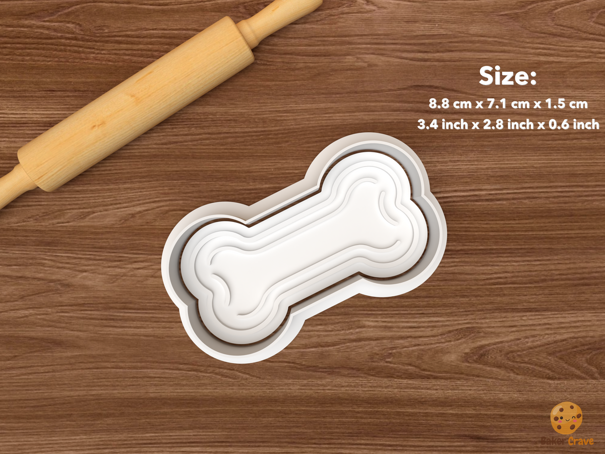 Dog Treat Bone Sizes Cookie Cutter Set
