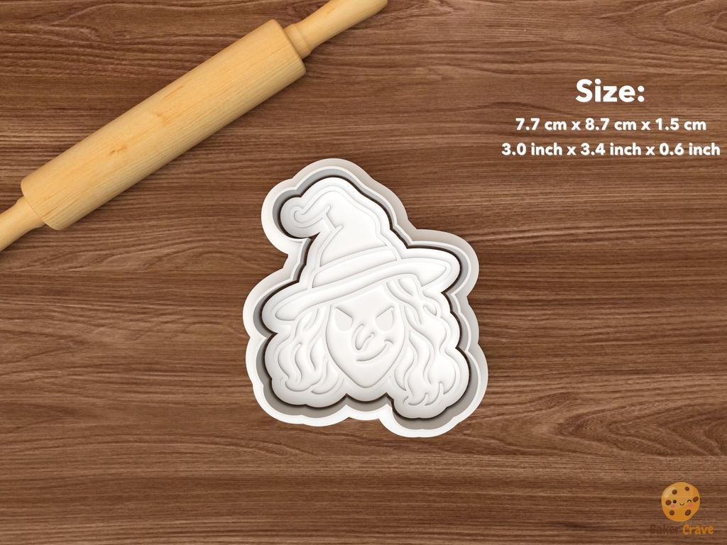 Classic Witch Faces Cookie Cutter Set STL File