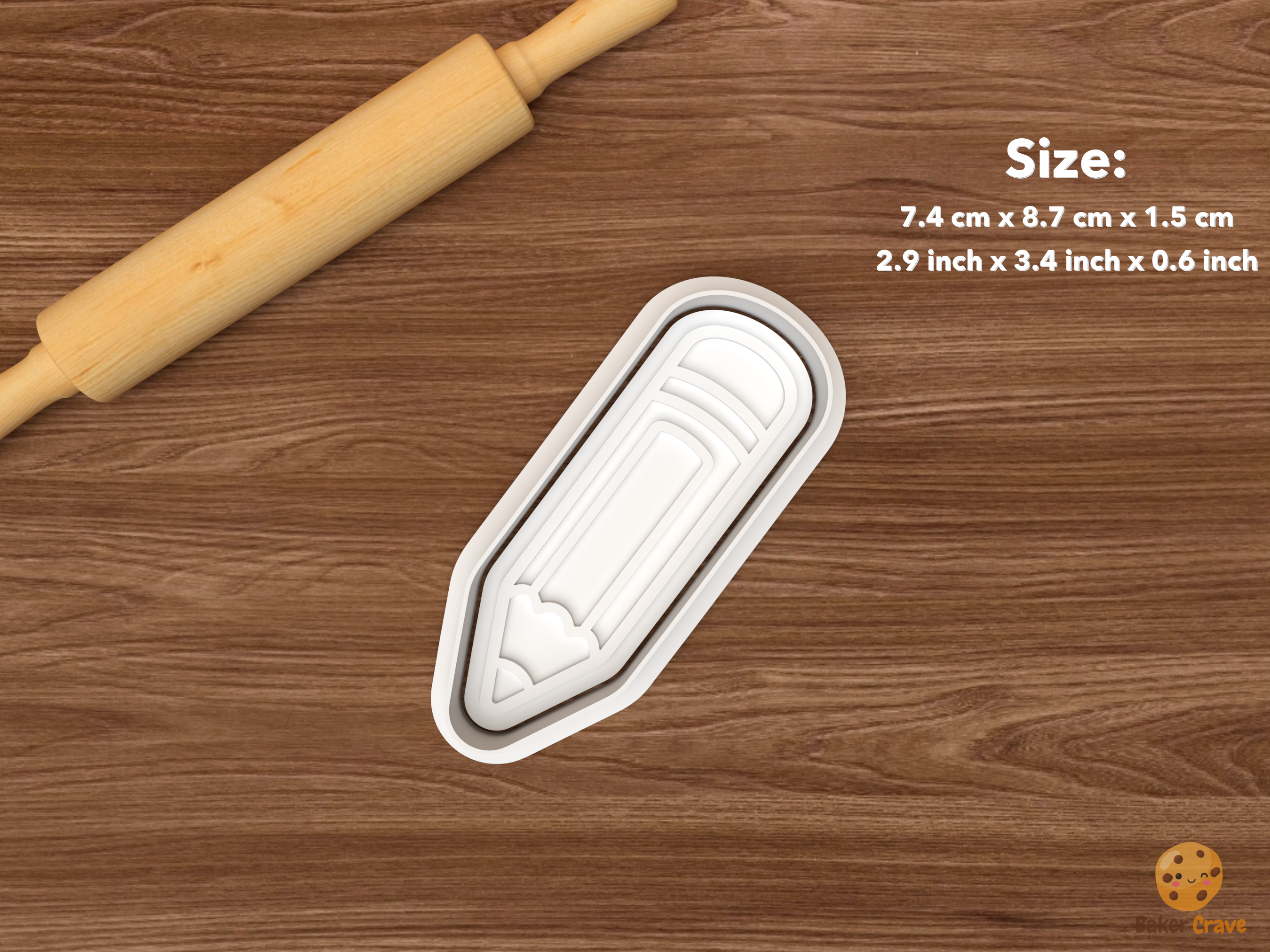 Animation Studio Cookie Cutter Set STL File - single animation pencil