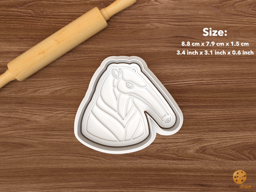 Anteater Cookie Cutter Set STL File - single anteater bust