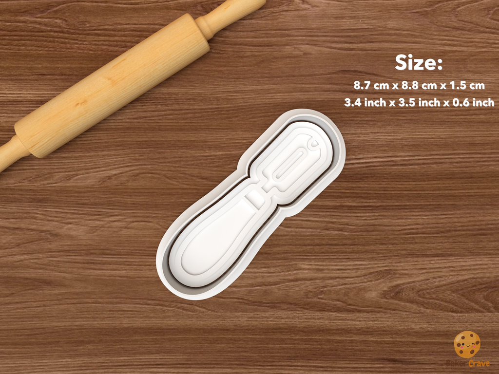 Bread Baking Cookie Cutter Set STL File - single bakers lame