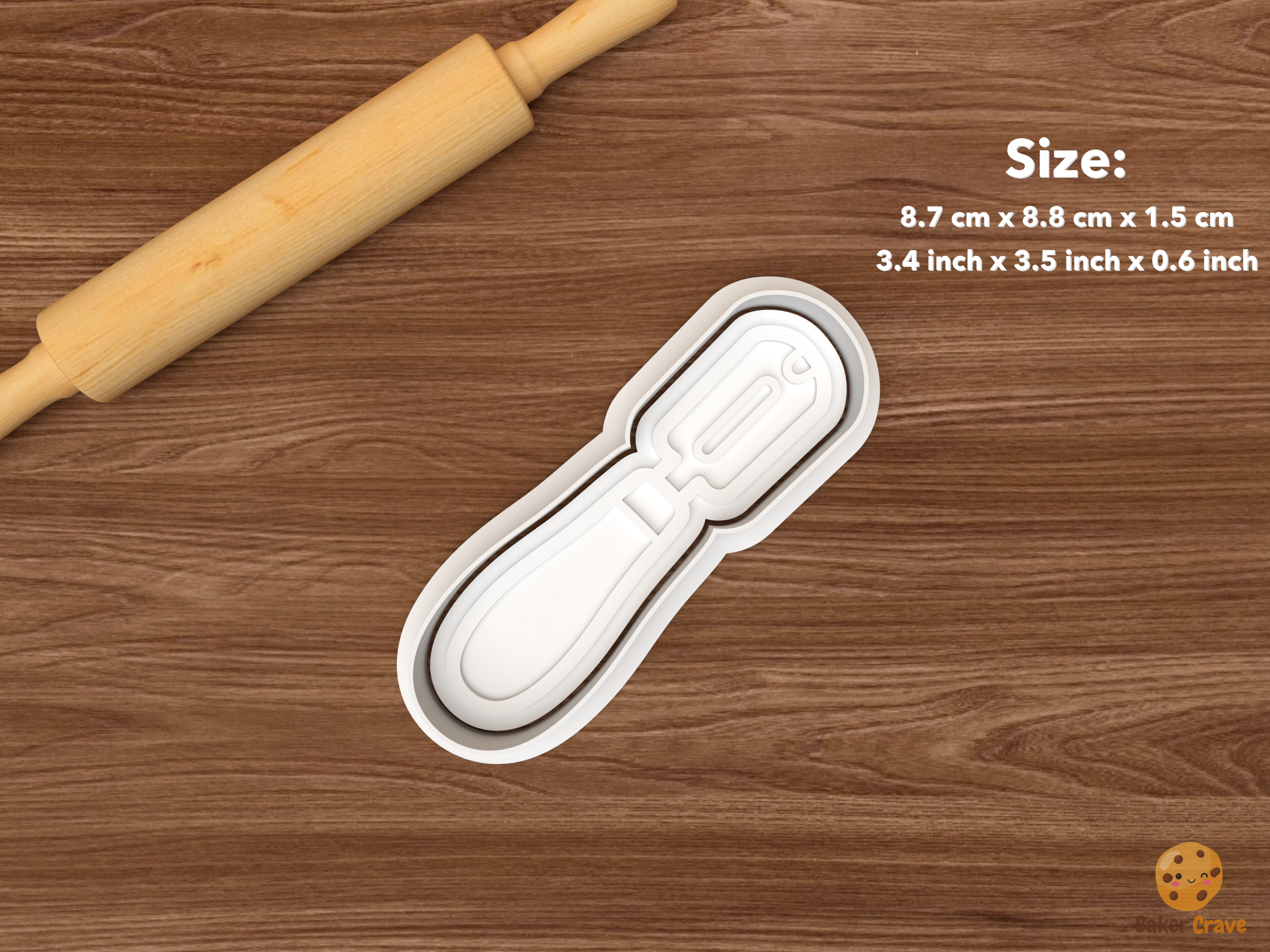 Bread Baking Cookie Cutter Set STL File - single bakers lame