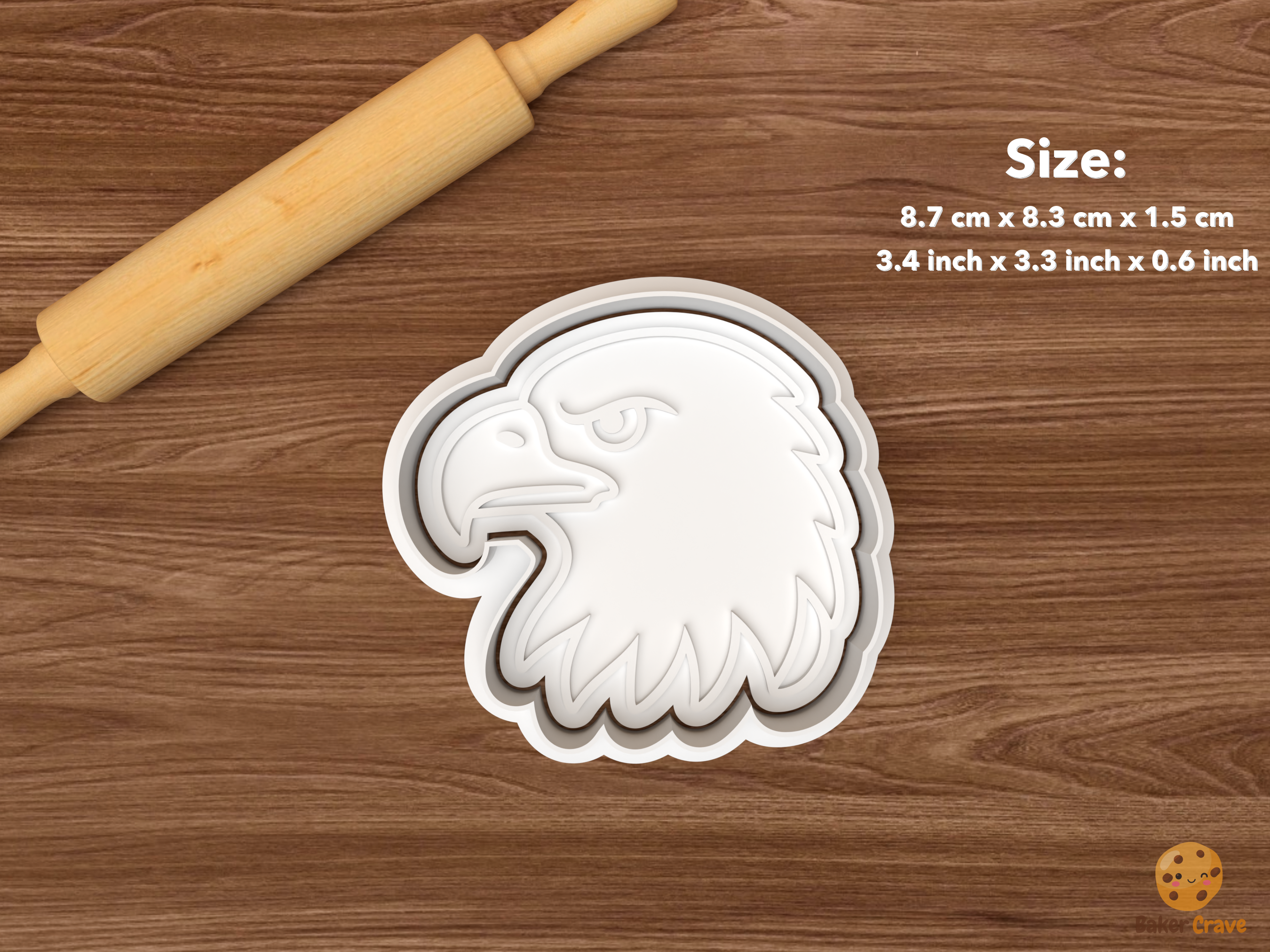 Patriotic USA Cookie Cutter Set STL File