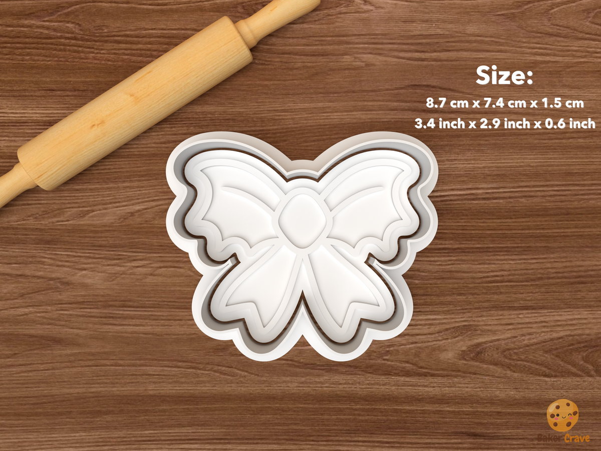 Spooky Bows Cookie Cutter Set STL File
