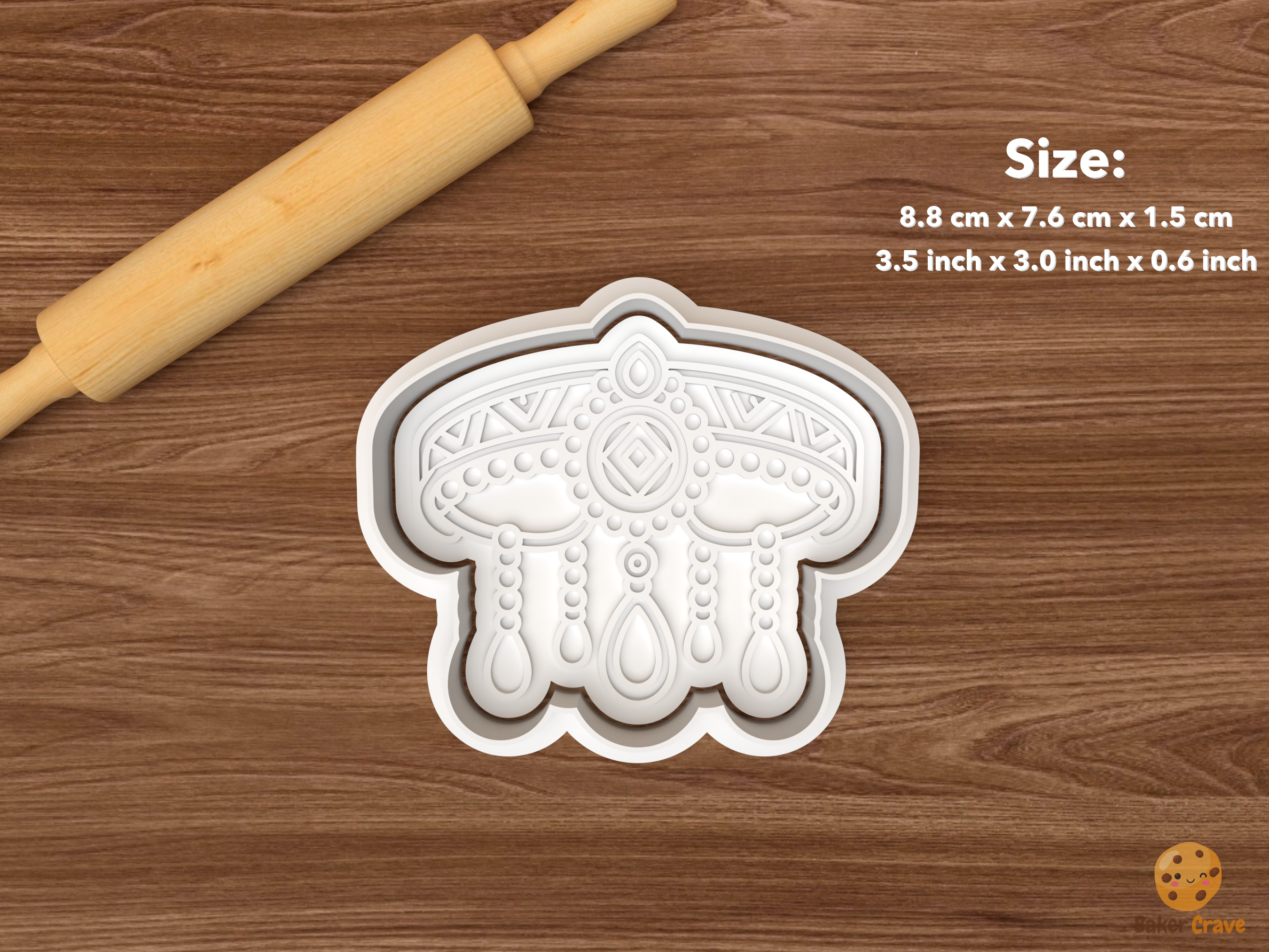 African Jewelry Cookie Cutter Set STL File