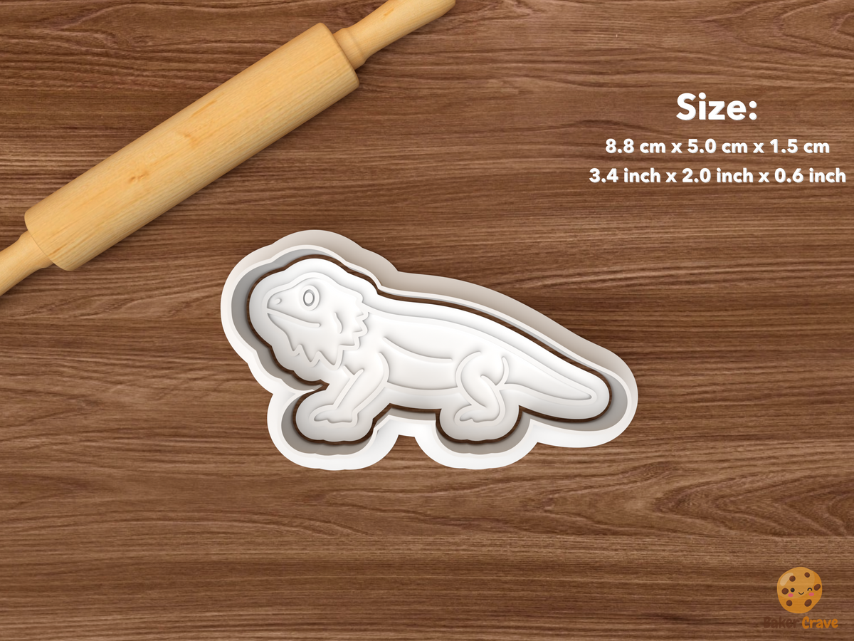 Bearded Dragon Cookie Cutter Set