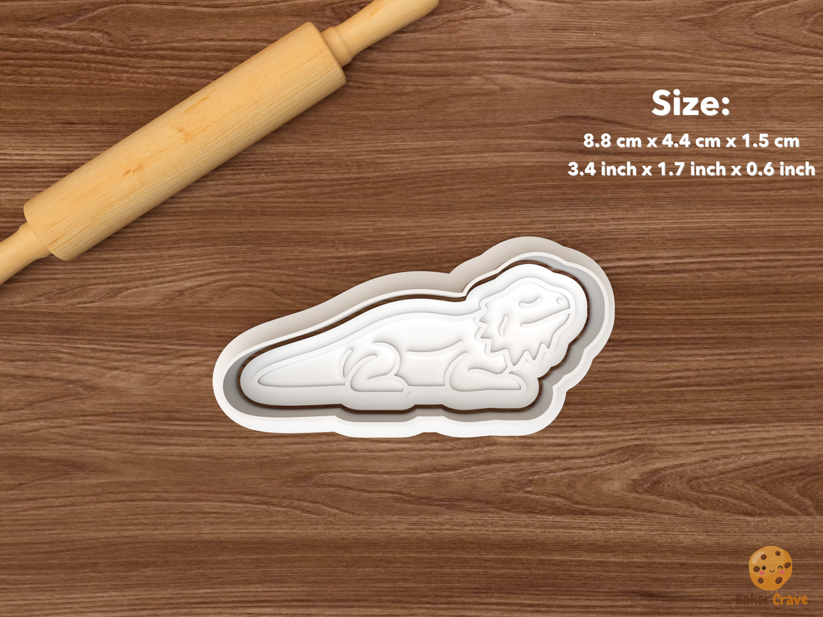 Bearded Dragon Cookie Cutter Set