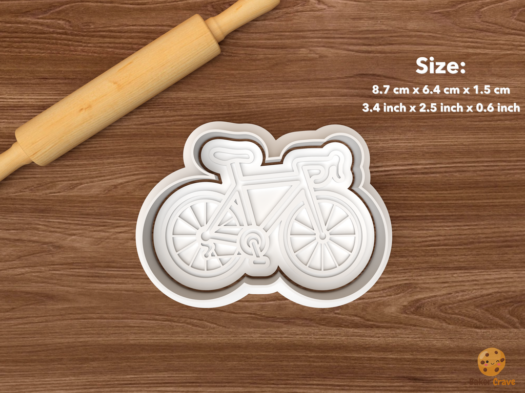 Cycling Cookie Cutter Set STL File