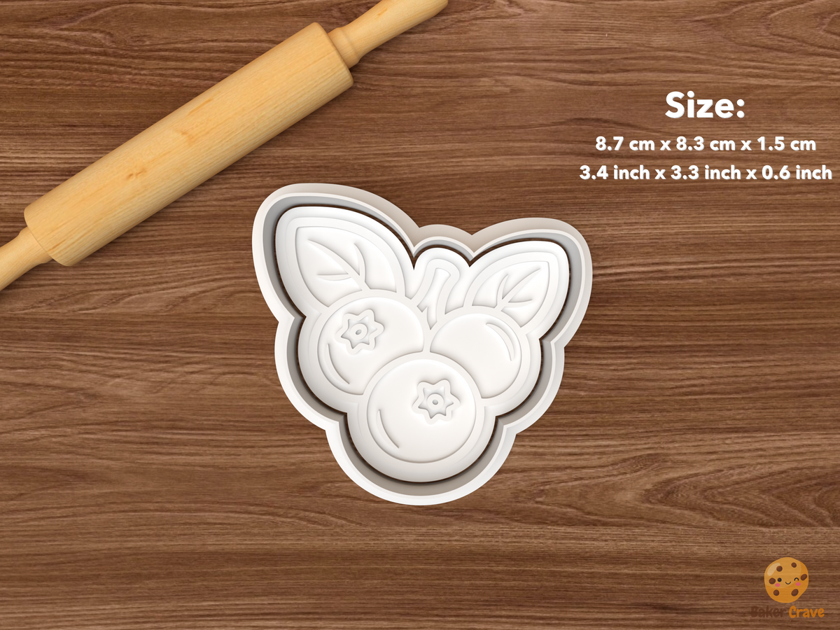 Blueberry Harvest Cookie Cutter Set