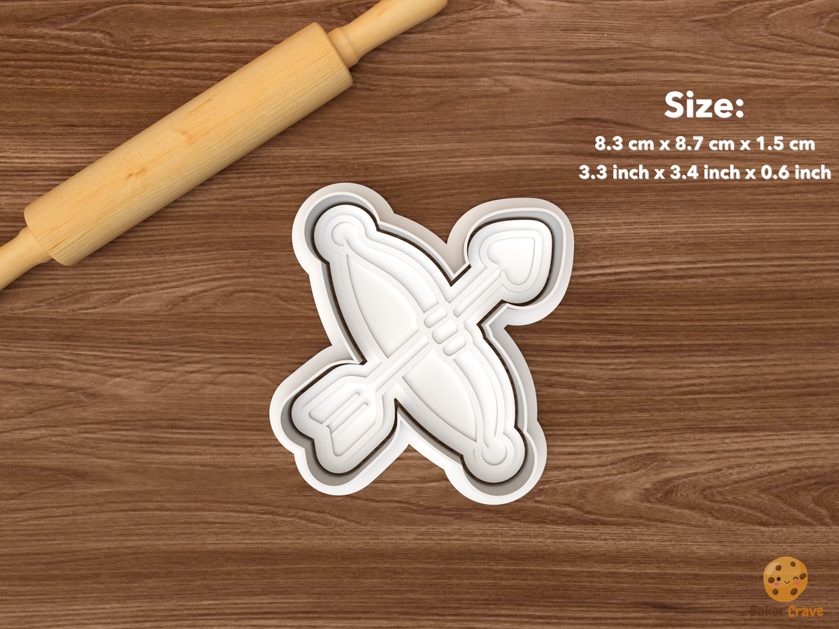 Cupid Valentine Cookie Cutter Set