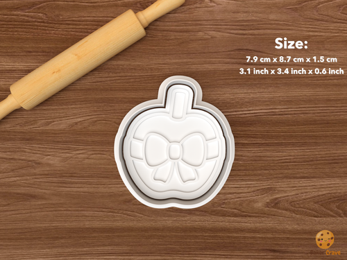 Caramel Apple Party Cookie Cutter Set STL File