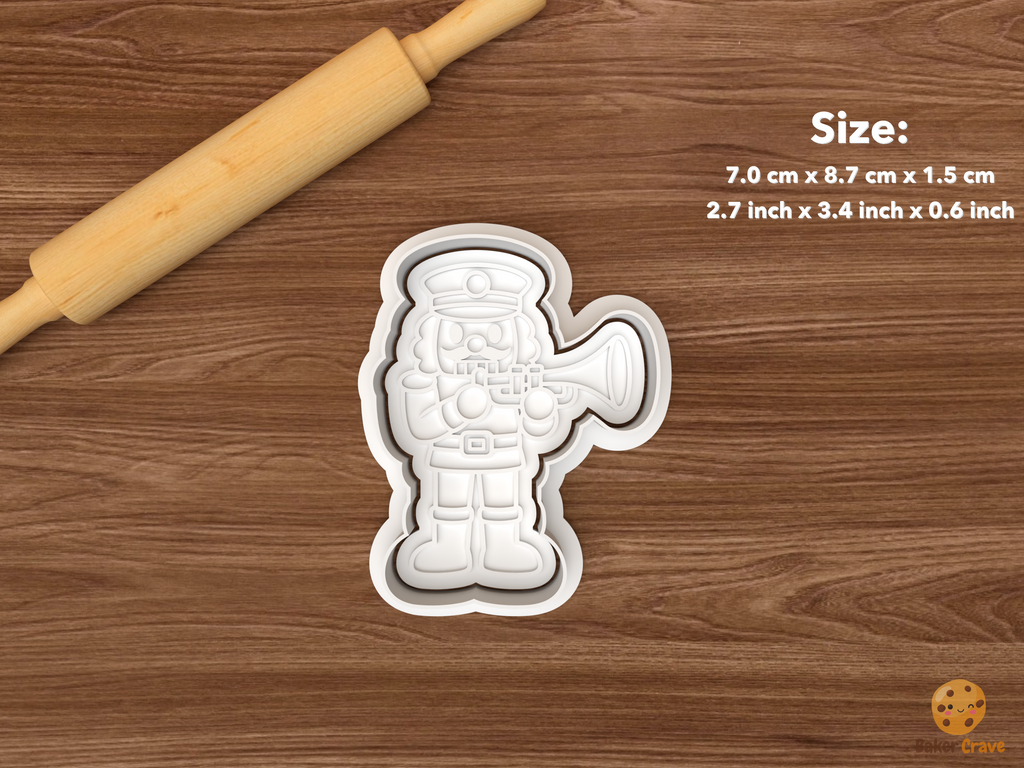 Christmas Nutcrackers Cookie Cutter Set STL File