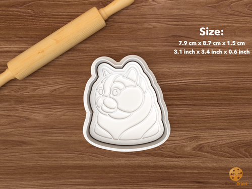 British Shorthair Cat Cookie Cutter Set STL File - single bust british shorthair cat