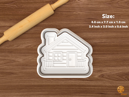 Camping Cookie Cutter Set STL File - single cabin