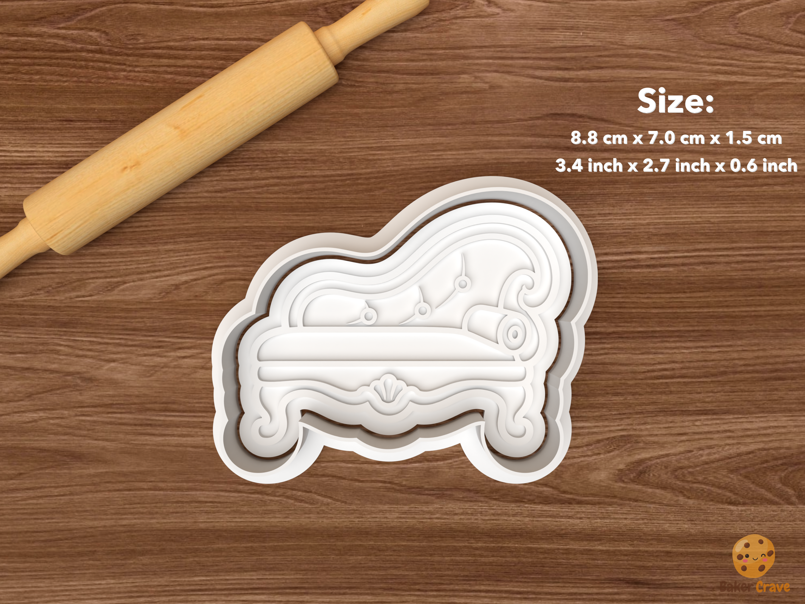 Vintage Furniture Cookie Cutter Set STL File
