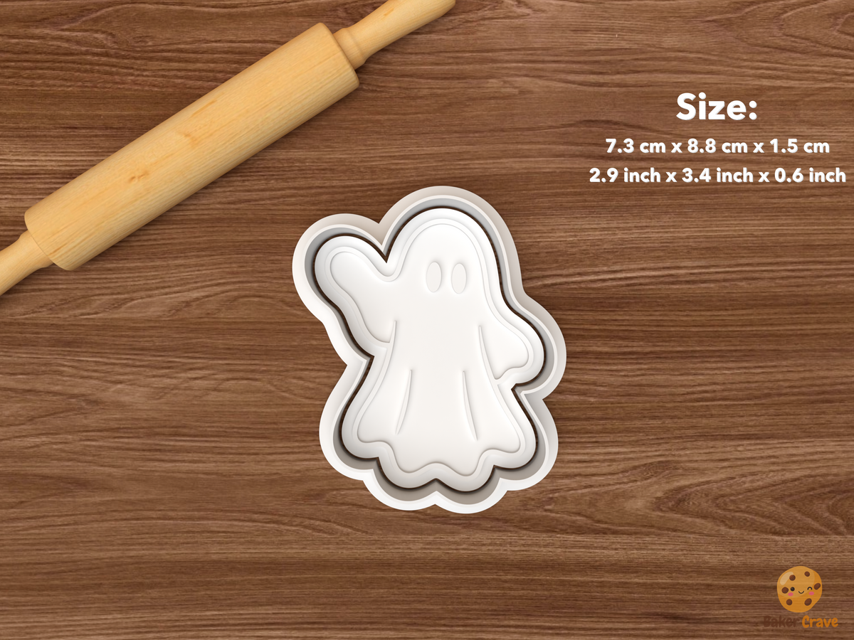Classic Sheet Ghost Cookie Cutter Set STL File