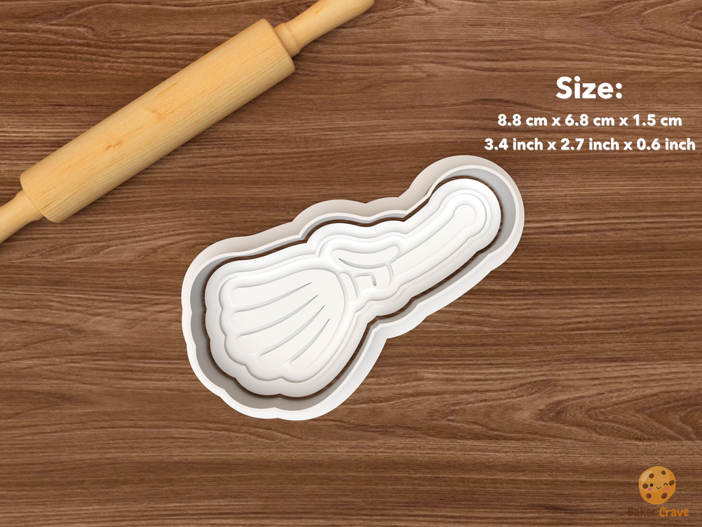 Witch Broom Collection Cookie Cutter Set STL File