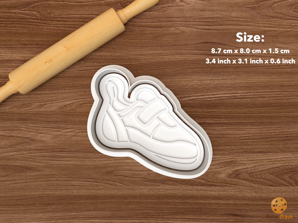 Rock Climbing Cookie Cutter Set STL File - single climbing shoe