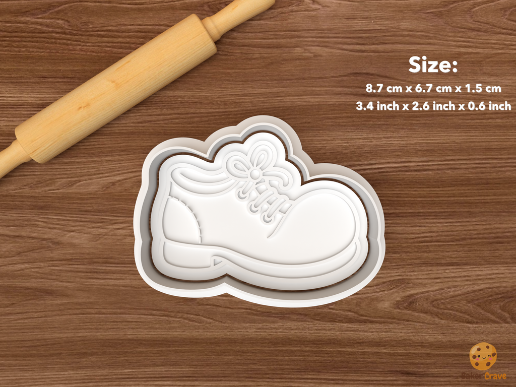 Clown Cookie Cutter Set STL File - single clown shoe