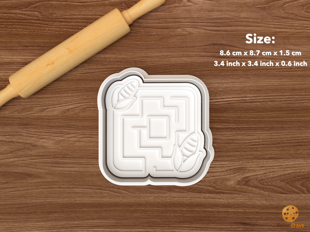 Corn Maze Cookie Cutter Set STL File