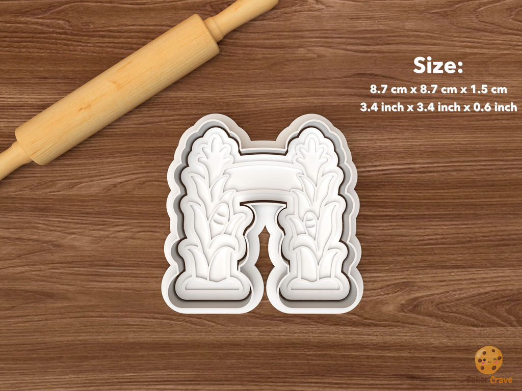 Corn Maze Cookie Cutter Set STL File