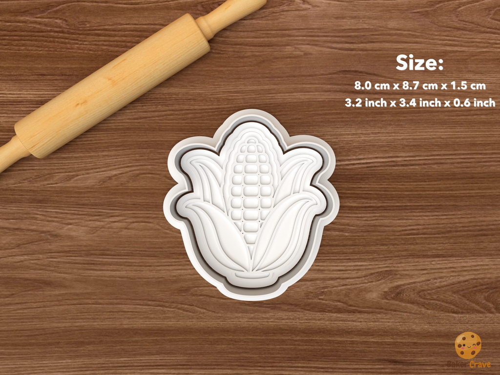 Kwanzaa Celebration Cookie Cutter Set STL File - single corn