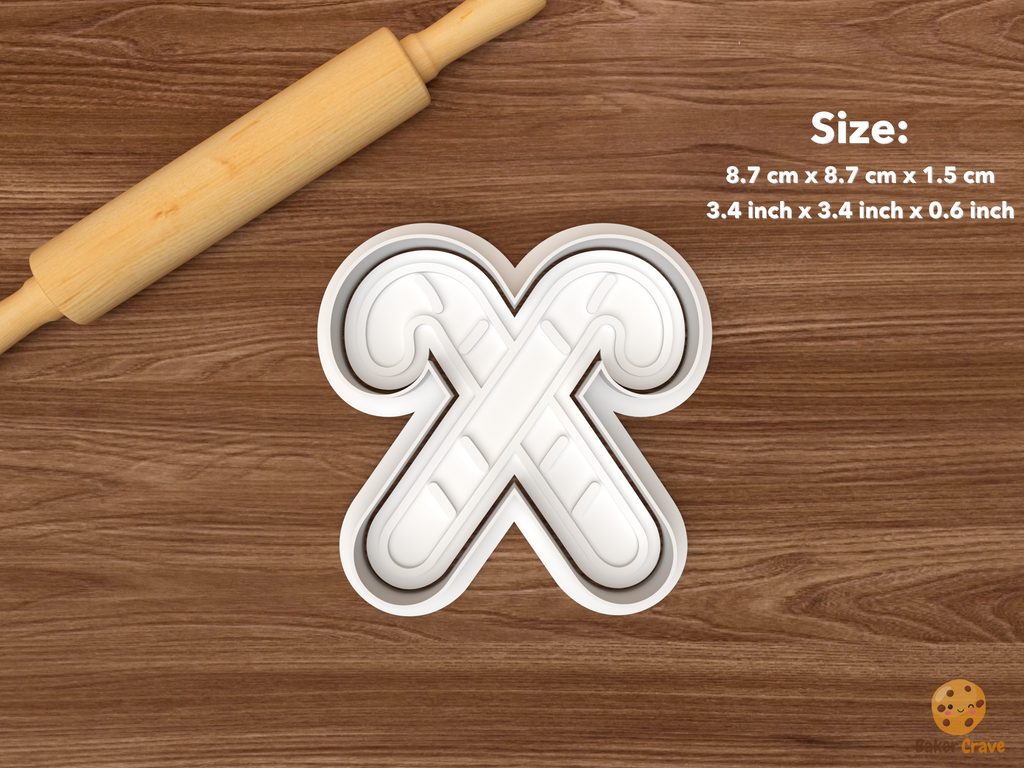 Candy Cane Classics Cookie Cutter Set STL File