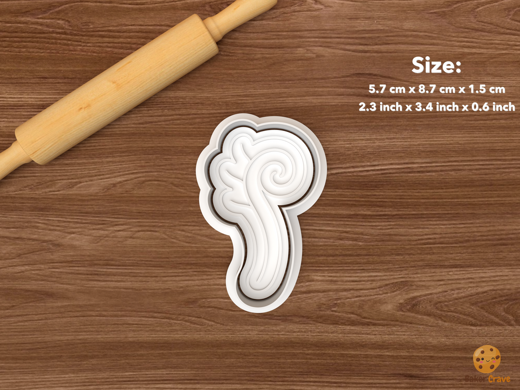 Fern Greenery Cookie Cutter Set STL File