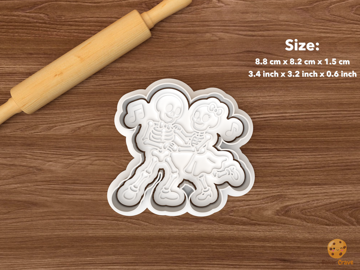 Halloween Date Night Cookie Cutter Set STL File
