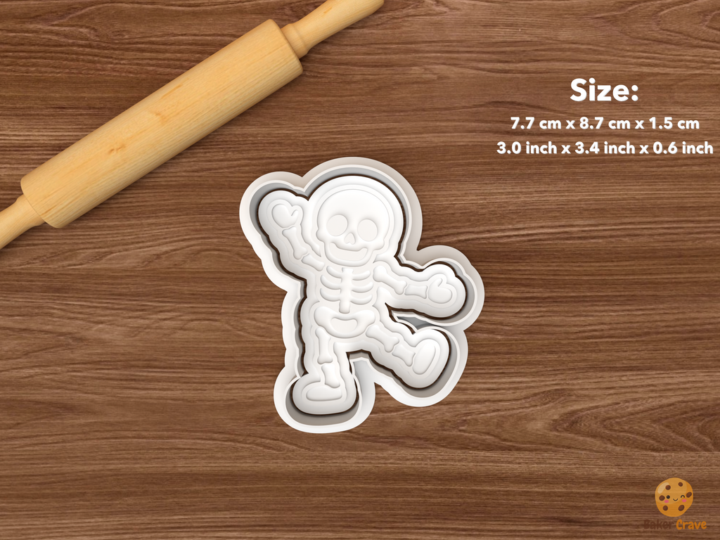Skeleton Family Cookie Cutter Set STL File