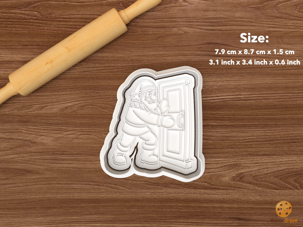 Icelandic Yule Lads Cookie Cutter Set STL File - single door slammer yule lad
