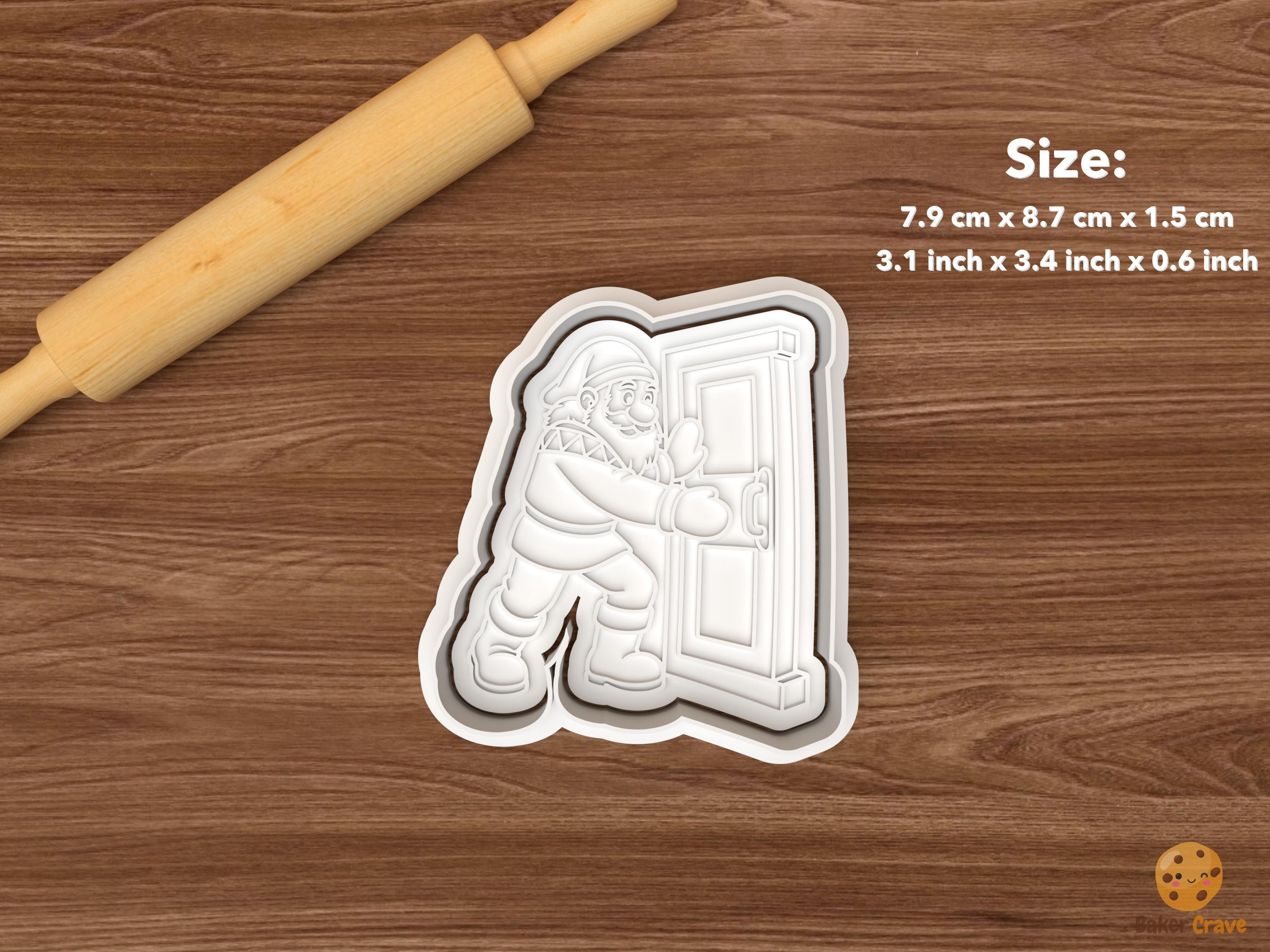 Icelandic Yule Lads Cookie Cutter Set STL File - single door slammer yule lad