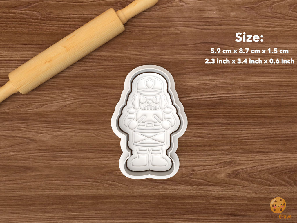 Christmas Nutcrackers Cookie Cutter Set STL File