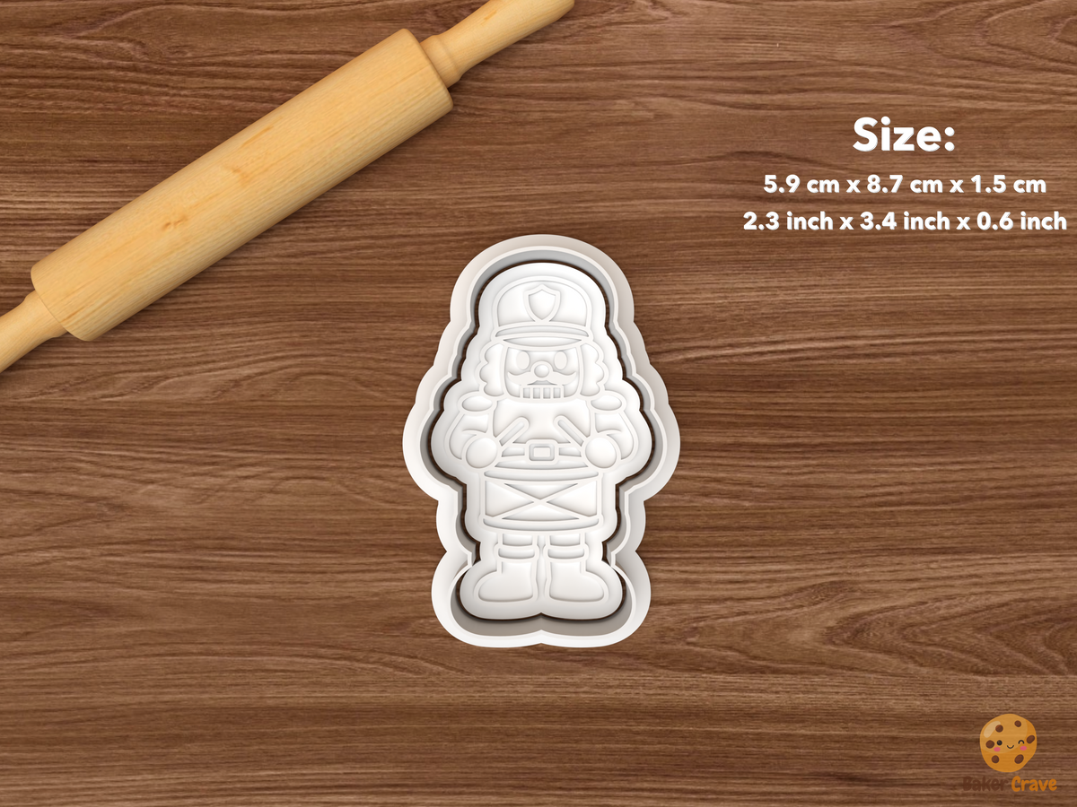 Christmas Nutcrackers Cookie Cutter Set STL File