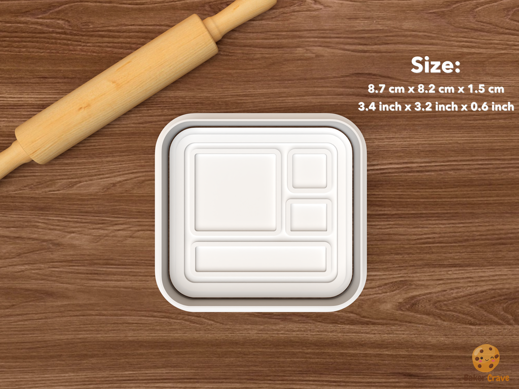 Cyber Monday Package Cookie Cutter Set STL File - single ecommerce website layout